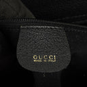 Gucci Black Vintage Suede And Leather Diana Bamboo Tote