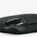 Gucci Black/Navy GG Canvas Braided Handle Ring Hobo Bag