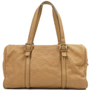 Gucci Britt Beige Guccissima Leather Boston Bag