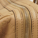 Gucci Britt Beige Guccissima Leather Boston Bag