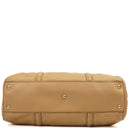 Gucci Britt Beige Guccissima Leather Boston Bag