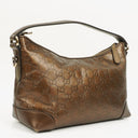 Gucci Bronze Metallic Guccissima Leather Heart-Bit Hobo Bag