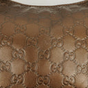 Gucci Bronze Metallic Guccissima Leather Heart-Bit Hobo Bag