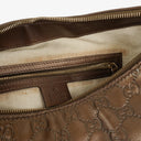 Gucci Bronze Metallic Guccissima Leather Heart-Bit Hobo Bag