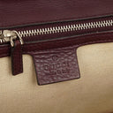 Gucci Brown GG Canvas Medium New Convertible Bamboo Top Handle Bag