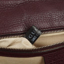 Gucci Brown GG Canvas Medium New Convertible Bamboo Top Handle Bag