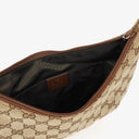Gucci Brown GG Canvas Small Hobo Bag