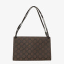 Gucci Brown GG Nylon Double Pocket Shoulder Bag