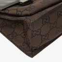Gucci Brown GG Nylon Double Pocket Shoulder Bag