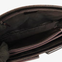 Gucci Brown GG Nylon Double Pocket Shoulder Bag