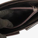 Gucci Brown GG Nylon Double Pocket Shoulder Bag