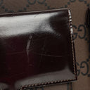 Gucci Brown GG Nylon Double Pocket Shoulder Bag