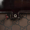 Gucci Brown GG Nylon Double Pocket Shoulder Bag
