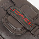 Gucci Brown Leather Dressage Crossbody Bag