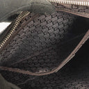 Gucci Brown Leather Shoulder Hobo Bag