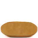 Gucci Brown Suede and Leather Bamboo Top Handle