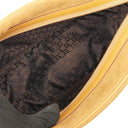 Gucci Brown Suede and Leather Bamboo Top Handle