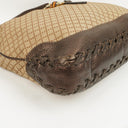 Gucci Brown/Light Beige Diamante Large New Jackie Hobo Bag