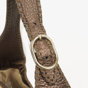Gucci Brown/Light Beige Diamante Large New Jackie Hobo Bag