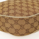 Gucci Charmy Beige GG Canvas Hobo Bag