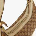 Gucci Charmy Beige GG Canvas Hobo Bag