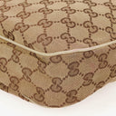 Gucci Charmy Beige GG Canvas Hobo Bag