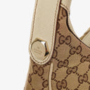 Gucci Charmy Beige GG Canvas Hobo Bag