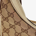 Gucci Charmy Beige GG Canvas Hobo Bag