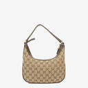 Gucci Charmy Beige GG Canvas Hobo Bag