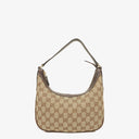 Gucci Charmy Beige GG Canvas Hobo Bag