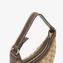 Gucci Charmy Beige GG Canvas Hobo Bag