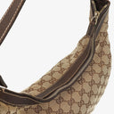 Gucci Charmy Beige GG Canvas Hobo Bag
