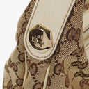 Gucci Charmy Beige GG Canvas Hobo Bag