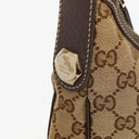 Gucci Charmy Beige GG Canvas Hobo Bag