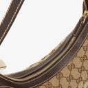 Gucci Charmy Beige GG Canvas Hobo Bag