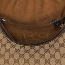Gucci Charmy Beige GG Canvas Hobo Bag