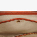 Gucci Coral Pebbled Calfskin Medium New Convertible Bamboo Top Handle Bag