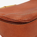 Gucci Coral Pebbled Calfskin Medium New Convertible Bamboo Top Handle Bag