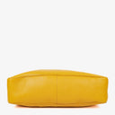 Gucci Diana Bamboo Handle Yellow Pebbled Leather Shoulder Bag