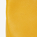 Gucci Diana Bamboo Handle Yellow Pebbled Leather Shoulder Bag