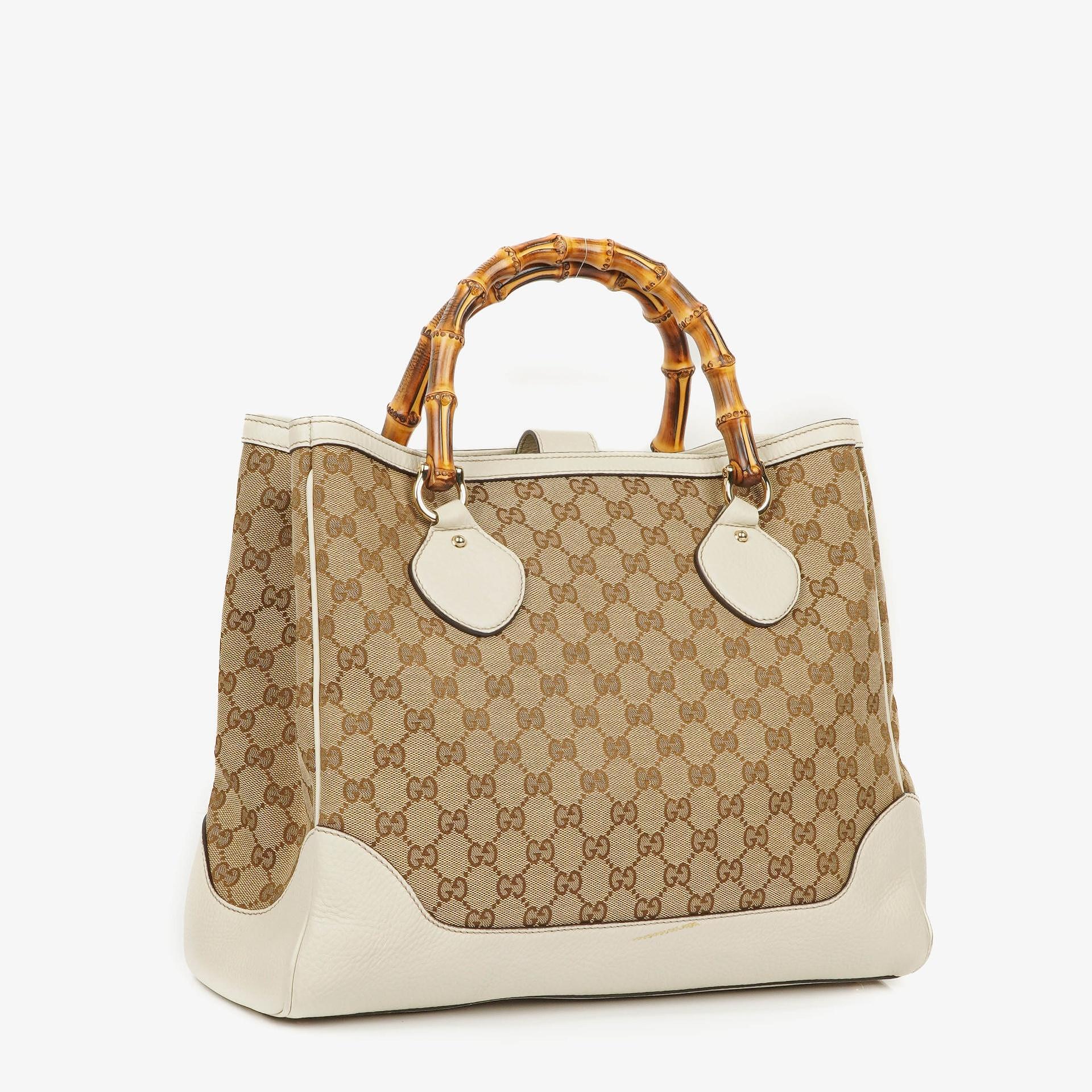 Gucci Diana Bamboo Tote Bag