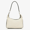 Gucci GG Bi-Colour Woven Shoulder Hobo Bag