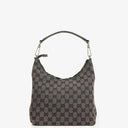 Gucci GG Canvas And Leather Shoulder Hobo Bag