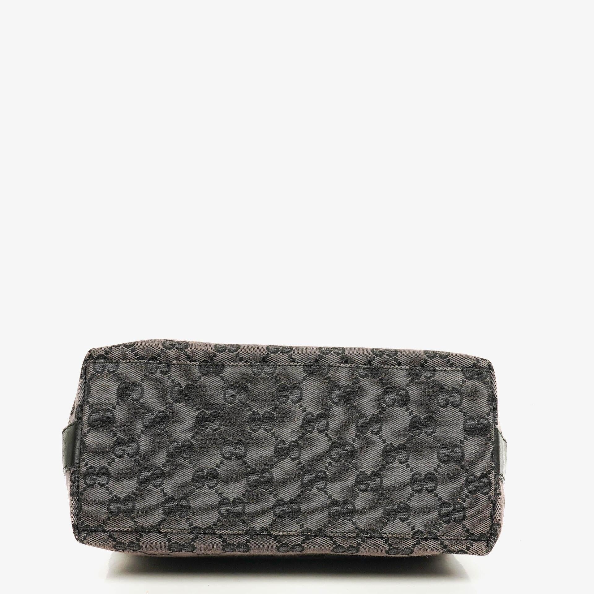 Gucci GG Canvas And Leather Shoulder Hobo Bag