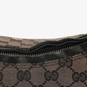 Gucci GG Canvas And Leather Shoulder Hobo Bag