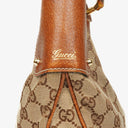 Gucci GG Canvas Bamboo Ring Hobo Bag