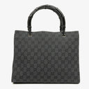 Gucci GG Canvas Bamboo Top Handle Tote Bag