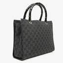 Gucci GG Canvas Bamboo Top Handle Tote Bag