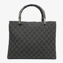 Gucci GG Canvas Bamboo Top Handle Tote Bag