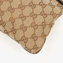 Gucci GG Canvas Double Pocket Web Messenger Bag